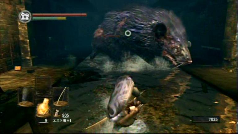 ダークソウル 弓使いのアヤタカ 十四話 巨大ネズミ と トゲの騎士カーク Game的なモード